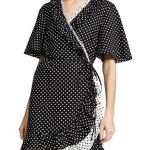Rachel Antonoff Polka Dot Wrap Dress